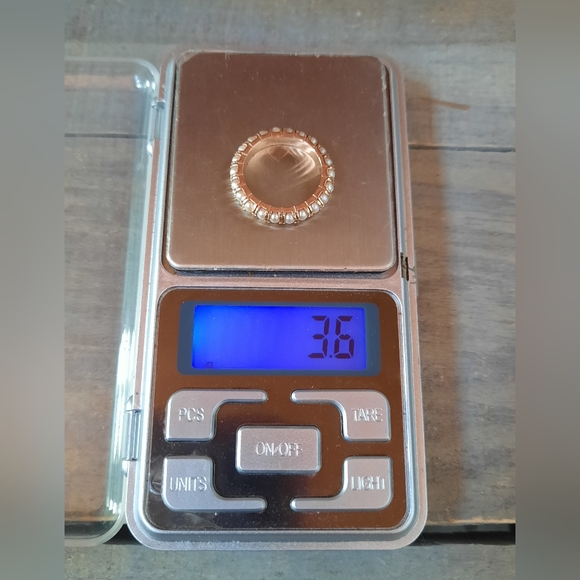 Vintage 18K Yellow Gold Custom Cultured Pearl Eternity Band Ring - Picture 12 of 12